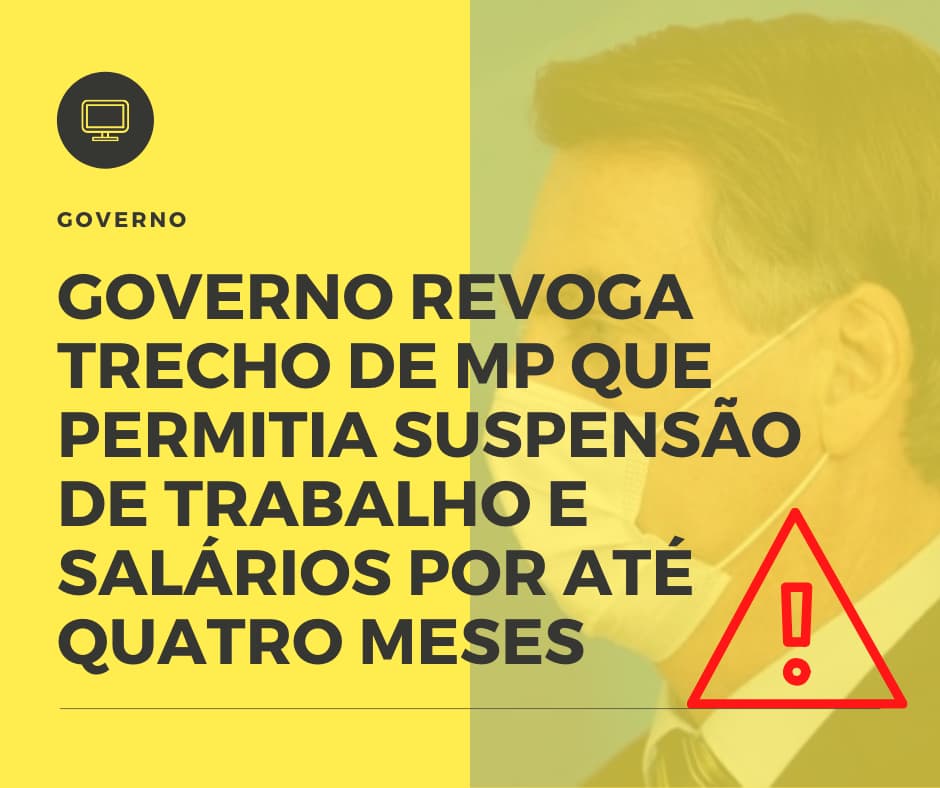 Governo Revoga Trecho De Mp Que Permitia Suspensão De Trabalho E Salários Por Até Quatro Meses Notícias E Artigos Contábeis Notícias E Artigos Contábeis Em Vitória Da Conquista Ba | Nord Contabilidade - Contabilidade em Vitória da Conquista - BA | Nord Contabilidade