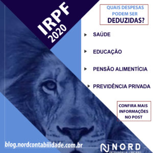 Ir2020 C Notícias E Artigos Contábeis Em Vitória Da Conquista Ba | Nord Contabilidade - Contabilidade em Vitória da Conquista - BA | Nord Contabilidade